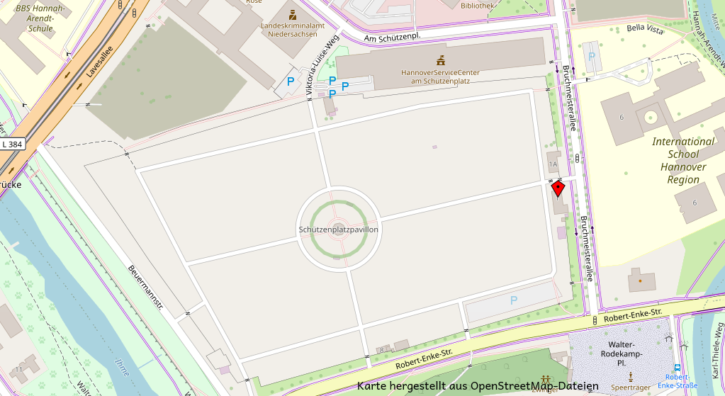 Schützenplatz Hannover, Treffpunkt Eingang Ost